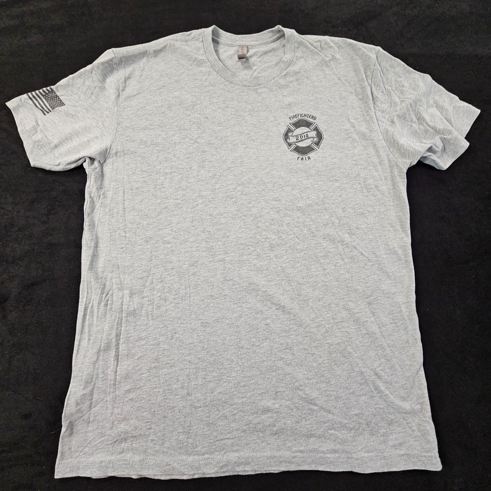 Indian River Firefighters Fair 2018 Gray Short Sleeve T-Shirt Men's XL